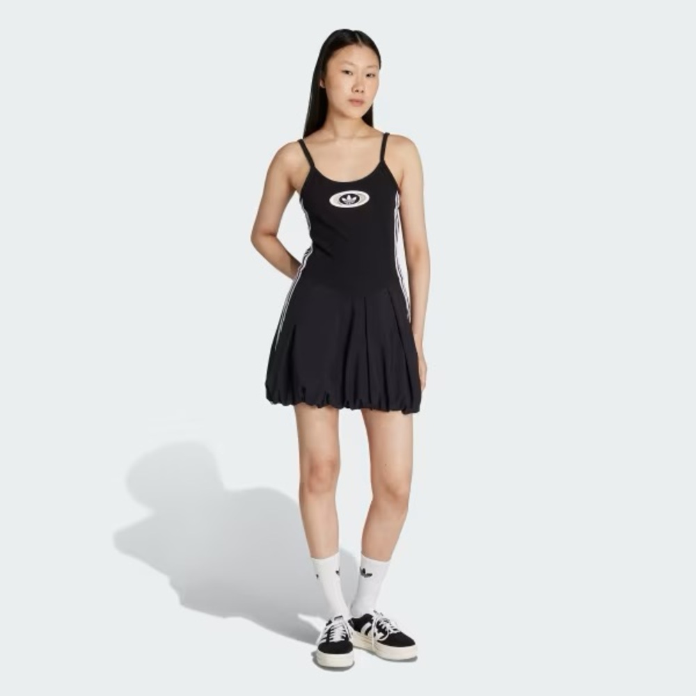 Adidas Striped Balloon Bubble Dress - Picture 6 of 7
